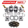 Carburetor Carb Cylinder Head Piston Gasket Kit Set Yamaha Banshee 350 1987-2006